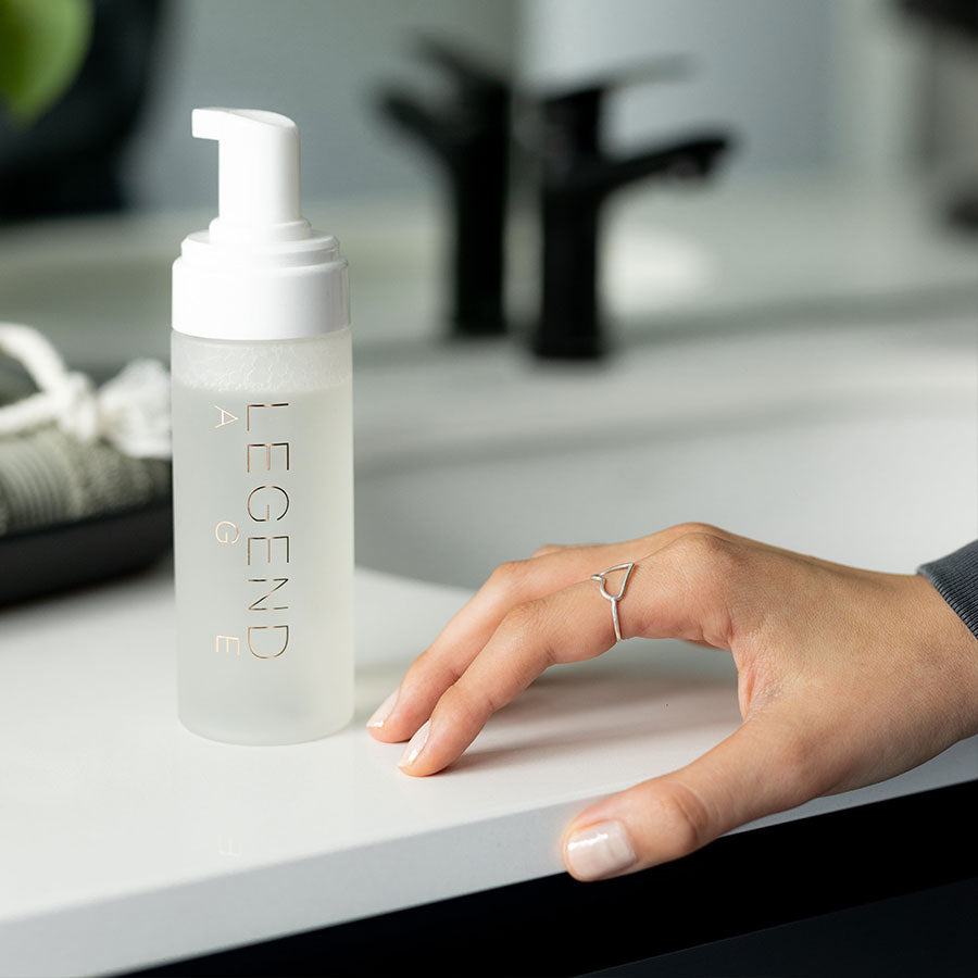 Cleansing Mousse (10 Unit Pack) | Natural Makeup Remover & Deep Pore Cleanser for Men & Women | Legend Age-3