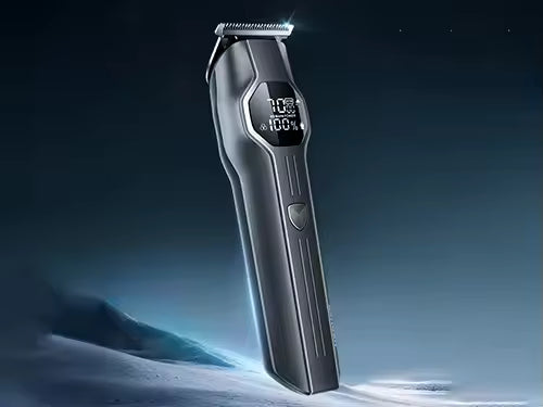 4-in-1 Cordless Hair Clipper & Grooming Kit with LED Display-1